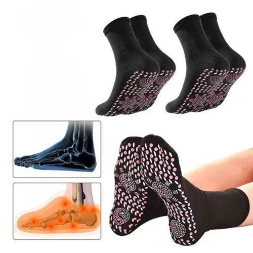 Detalle de los calcetines PasoVital y sus zonas de contacto plantar